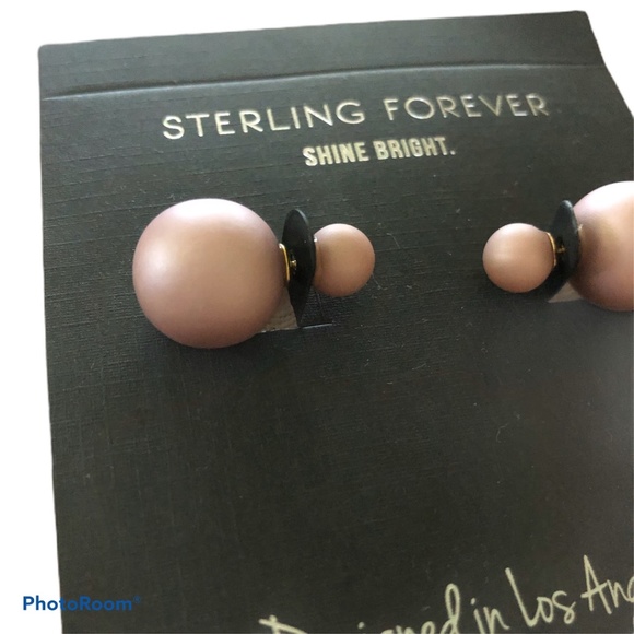 Sterling Forever Double Sided Earrings - Picture 3 of 4